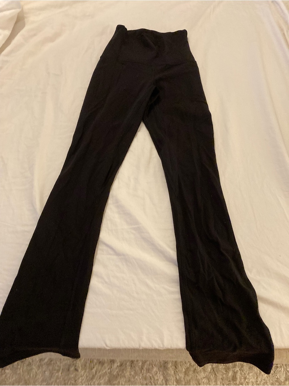 lululemon athletica Black “Mini Flare” Pants
